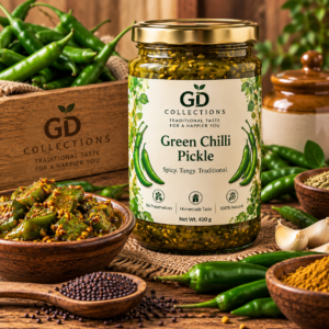 Traditional Green Chilli Pickle